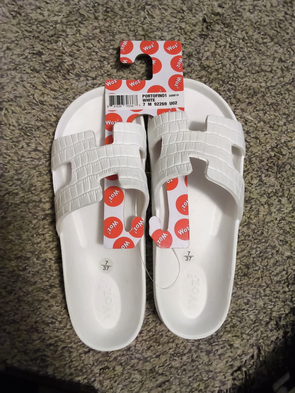 Portofino White Women's Slide Sandals